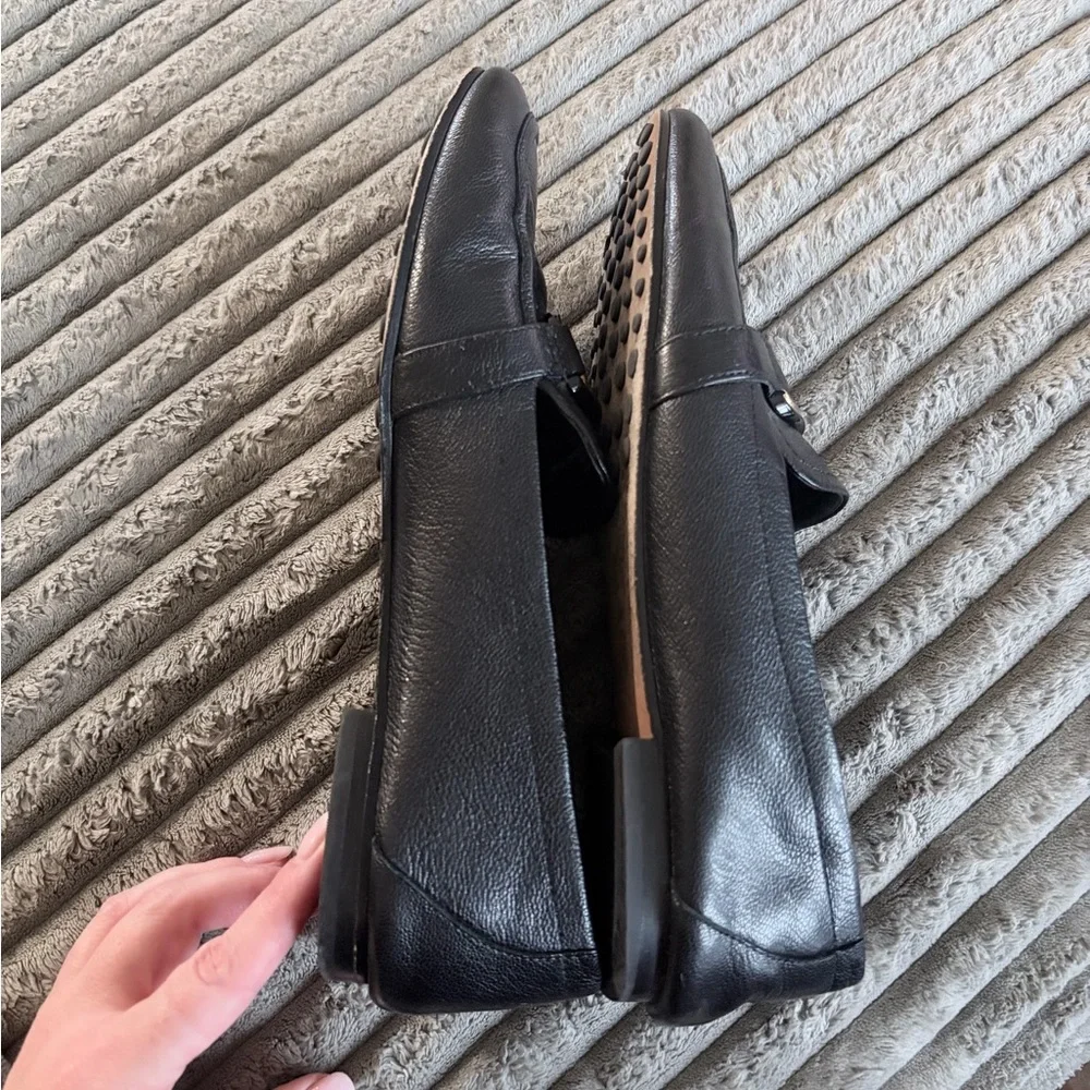 Tory Burch Georgia Loafers Black leather size 10 - Picture 12 of 12